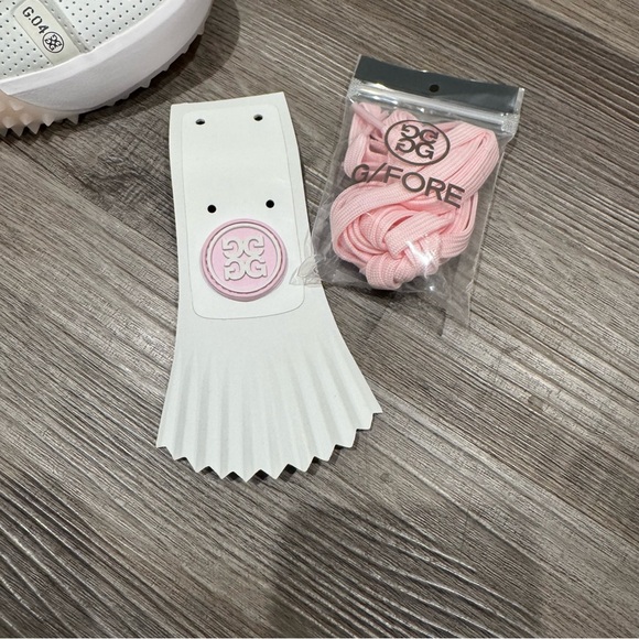 G/FORE Perforated Saddle Stripe Golf Shoe - Picture 10 of 13